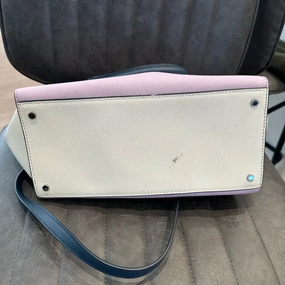 Kate Spade Pink and Navy Satchel - Picture 5 of 5